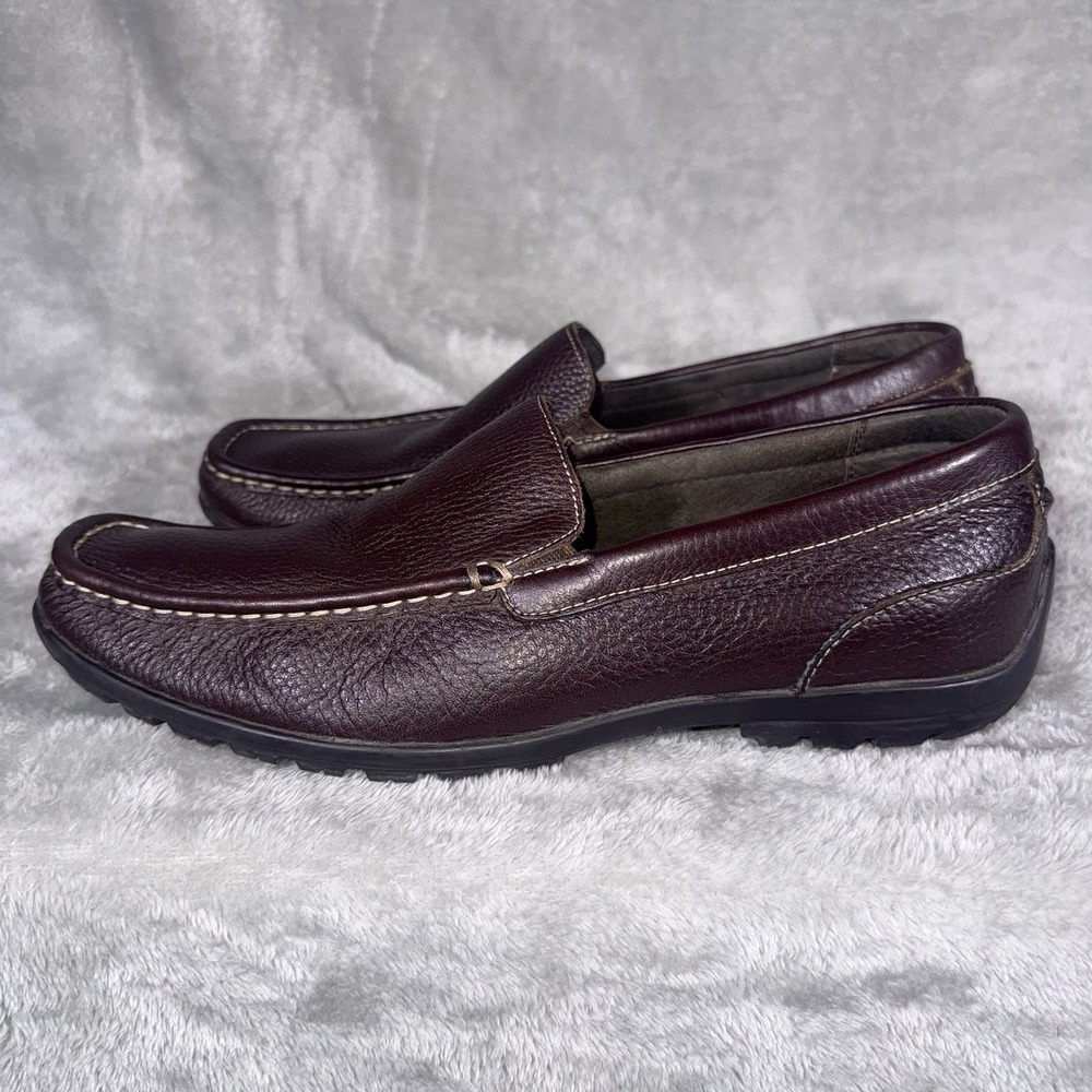 Florsheim Men's Leather Slip On Loafers Shoes US 10.5 EEE Brown Comfort Tech - Picture 5 of 11